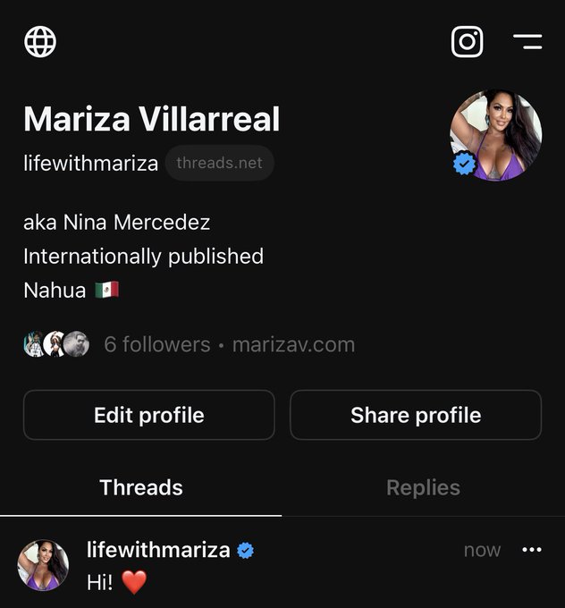 Anyone moving to Threads? https://t.co/uMgPx4IZtS<a href="/tag/ninamercedez"class="tags"><span>#ninamercedez</span></a><a href="/tag/glowup"class="tags"><span>#glowup</span></a>