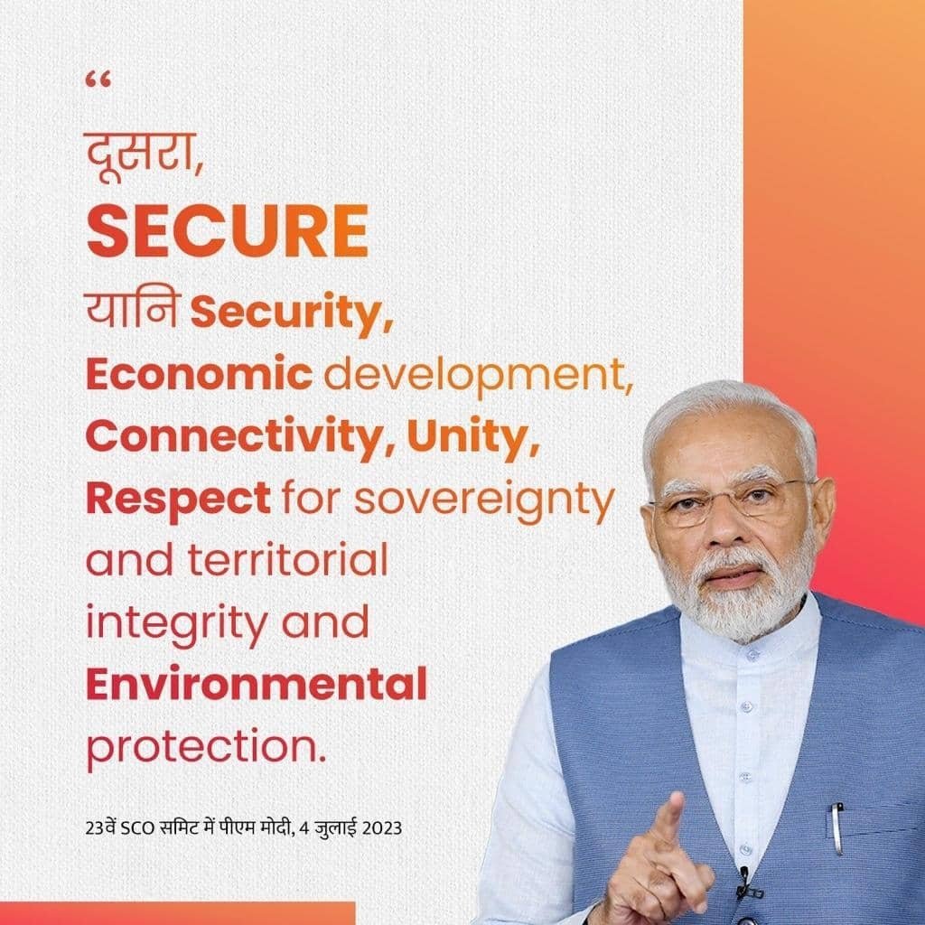 RayShandhya's tweet image. #SCOSummit2023
इन सभी प्रयासों को हमने 2 मूलभूत सिद्धांतों पर आधारित किया है: PM Modi
via NaMo App