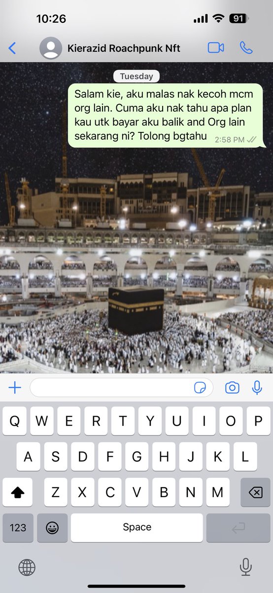 Terlalu lama aku diam &amp; bagi muka sebab nak jaga nama kau yang gah dlm dunia web3 dan web2, harini aku dah hilang sabar dgn perangai orang yang dulu "pernah" paling aku adore dan respect dlm nft scene. @RoachPunks &amp; @_MasterBreeder 

Ini adalah THREAD pasal kau, standby...