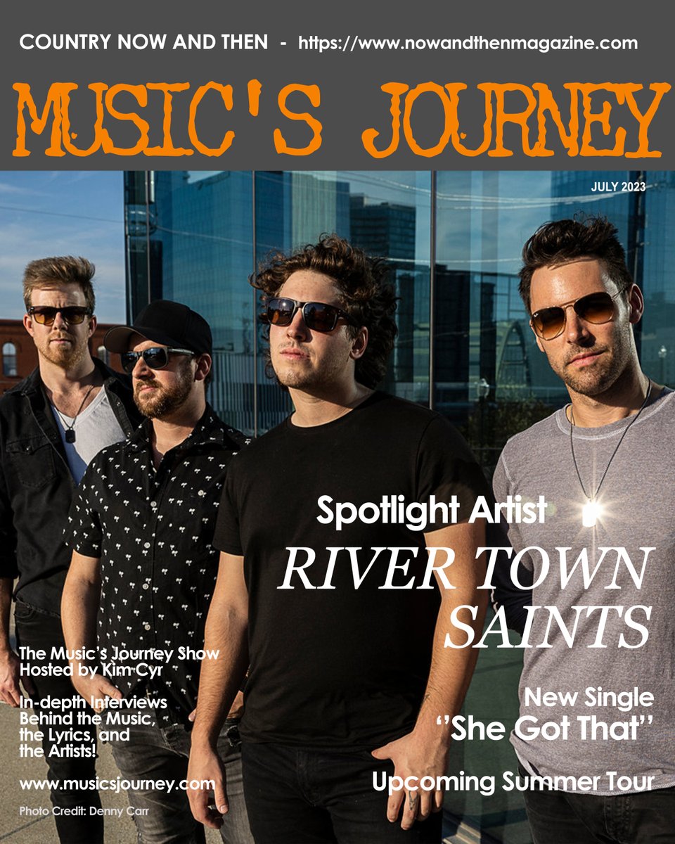 MusicsJourneyPodcast (@musicsjourney) on Twitter photo <a href="/MusicsJourney/">MusicsJourneyPodcast</a> #interview #230 w/ Country Stars <a href="/RiverTownSaints/">River Town Saints</a> Chase Kasner hosted by #radiohostKimCyr #NewSingle #SheGotThat co-written with Country Star <a href="/jasonblaine/">JASON BLAINE</a> presented by
<a href="/NOWandTHENMagaz/">NOW & THEN Magazine</a> check it out at musicsjourney.com or go to musicsjourney.com/1084946/131696… <a href="/MusicsJourney/">MusicsJourneyPodcast</a> #interview #230 w/ Country Stars <a href="/RiverTownSaints/">River Town Saints</a> Chase Kasner hosted by #radiohostKimCyr #NewSingle #SheGotThat co-written with Country Star <a href="/jasonblaine/">JASON BLAINE</a> presented by
<a href="/NOWandTHENMagaz/">NOW & THEN Magazine</a> check it out at musicsjourney.com or go to musicsjourney.com/1084946/131696…