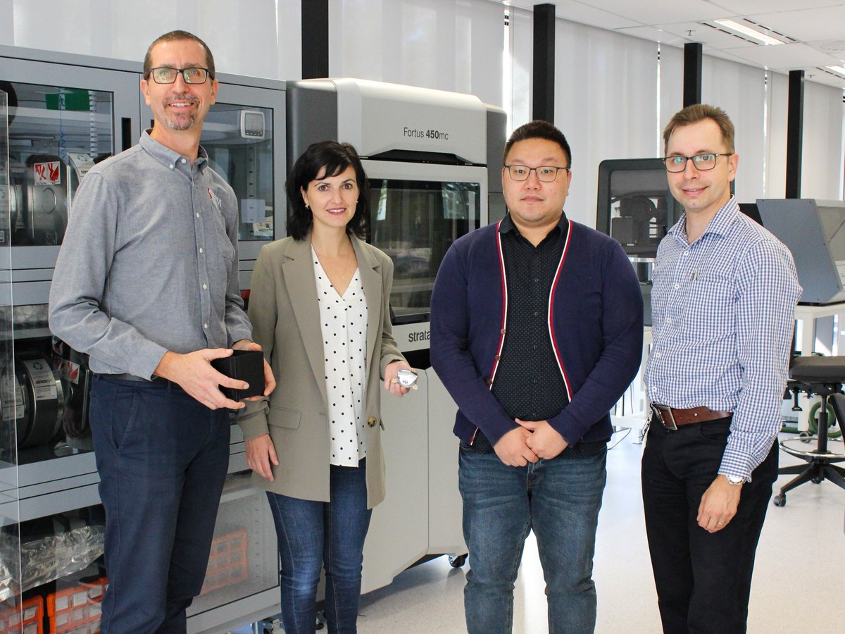 UniSA (@universitysa) on Twitter photo Blast off! #UniSA researchers <a href="/ColinJamesHALL/">Colin Hall</a> <a href="/Zuber_Kamil/">Kamil Zuber</a> & <a href="/ScienceByDRE/">Drew R Evans</a> today start work on 3 new projects with industry partners to help propel #Australia into a new orbit in satellite technology. The $20 million research is part of a national #iLAuNCH hub led by <a href="/unisqaus/">University of Southern Queensland</a> Blast off! #UniSA researchers <a href="/ColinJamesHALL/">Colin Hall</a> <a href="/Zuber_Kamil/">Kamil Zuber</a> & <a href="/ScienceByDRE/">Drew R Evans</a> today start work on 3 new projects with industry partners to help propel #Australia into a new orbit in satellite technology. The $20 million research is part of a national #iLAuNCH hub led by <a href="/unisqaus/">University of Southern Queensland</a>
