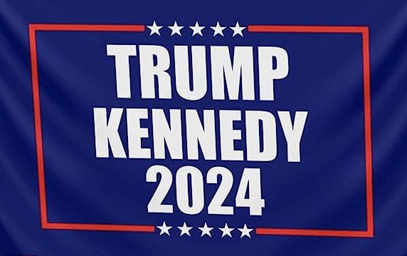 Trump/Kennedy 2024. Bi-partisan ticket for a Second American (R)Evolution, instead of a Second Civil War. It’s the only way that the United States MIGHT still have a future. #TrumpKennedy2024