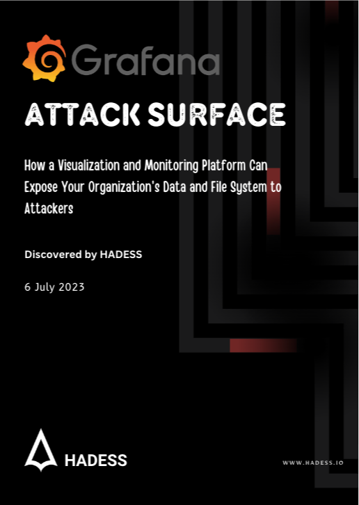 Hadess_security's tweet image. Grafana Attack Surface: How a Visualization and Monitoring Platform Can Expose Your Organization&apos;s Data and File System to Attackers

Article: hadess.io/grafana-attack…

EBook: hadess.io/grafana-attack…

Discovered by HADESS

#grafana #ssrf #directorytraversal #bugbountytips