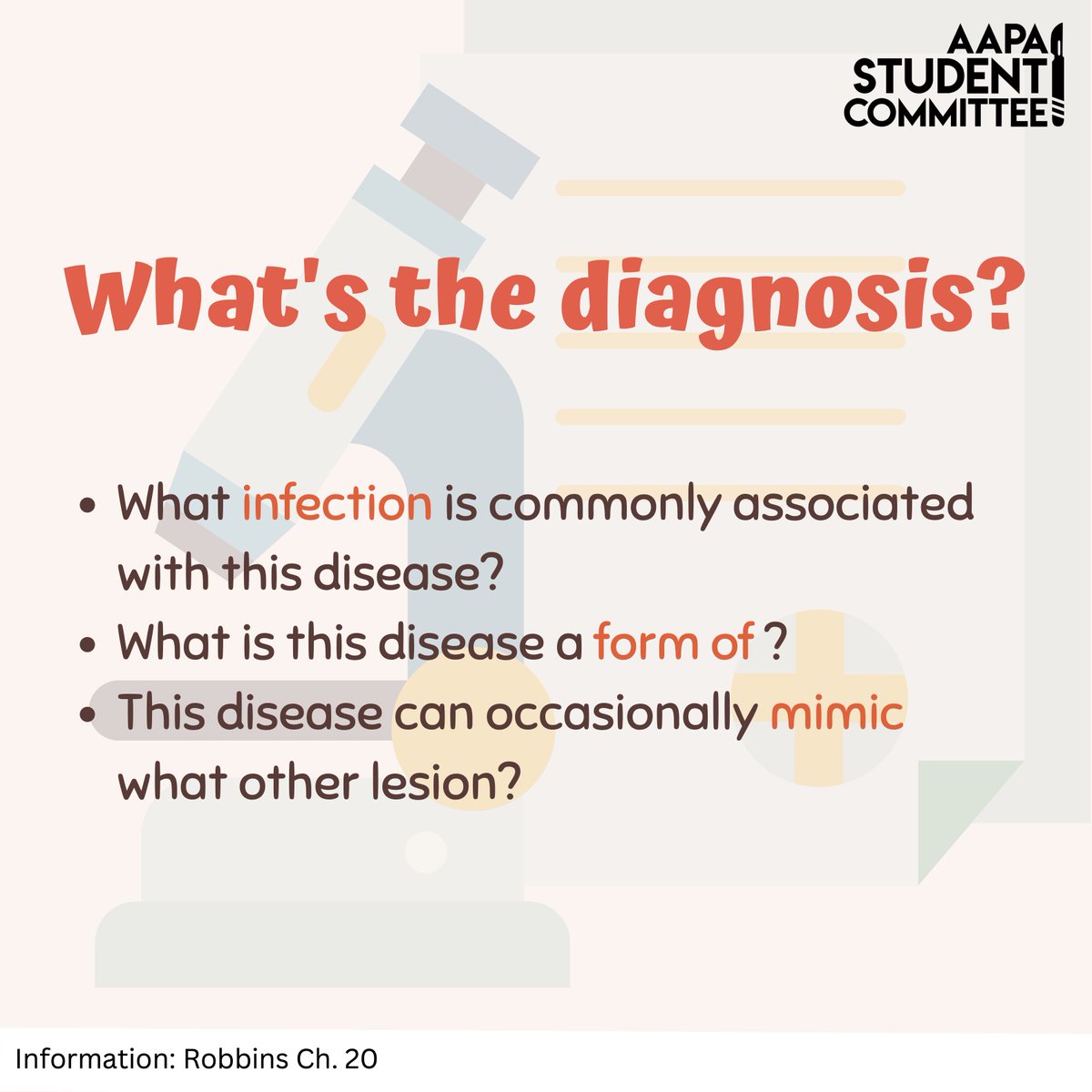 What is your differential diagnosis? Can you answer all the questions on the last slide? Think it through, share your educated guesses in the replies, and check if your peers are thinking the same thing! Come back next week for the answers :) #PathTwitter