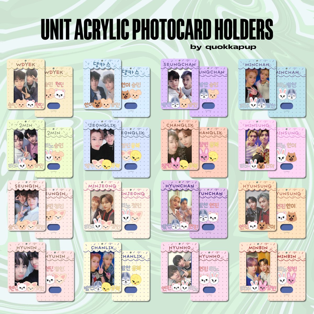 quokkapup's tweet photo. wts lfb ph

[BATCH 6]

skz acrylic pc holder
↝ PHP 325
↝ check form for other details!

DOO: July 13, 2023
DOP: July 16, 2023

🔗: https://t.co/4shtAbLccl https://t.co/taicfz7Q89