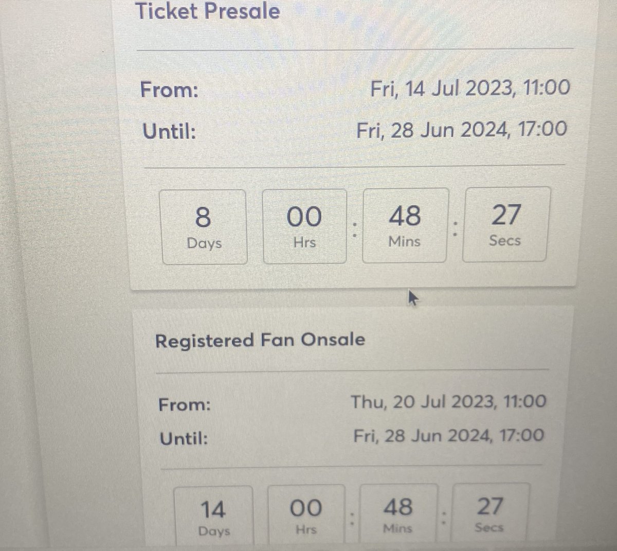 AriQuinD's tweet photo. @urfavouriteaqua How do I know I get to be part of the presale . Got the email that u was selected to buy ticket and get a code afternoon before gets to be sold but I’m so confused now . #TaylorSwiftErasTour 😣 https://t.co/8QvsgTKExT
