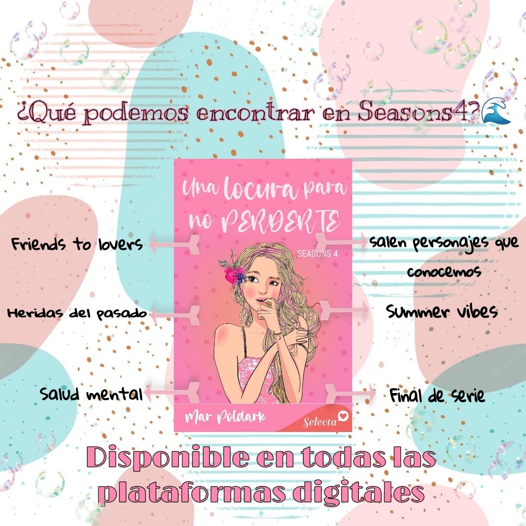 Hoy se publica la historia de Summer: la chica repleta de dudas, indecisiones y que consideran "la rara". Con ello doy final a Seasons 🥺🌊

amzn.eu/d/9ntKcos

Está disponible en todas las plataformas digitales