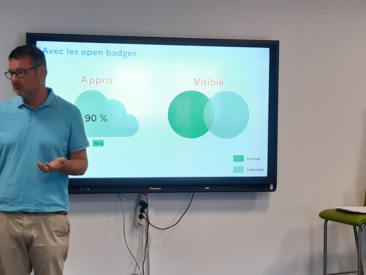 Formation la valorisation des élèves grâce aux #OPENBADGES au collège des CAPUCINS. #NEFLE #CNRE. Lutte contre le #décrochagescolaire et mise en valeurs des compétences sociales.
@NathalieGaudet2 @Julien_farion @FabienSouchaud