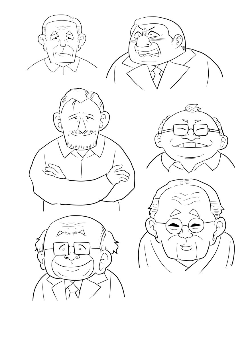 おじさんキャラの練習中。ビジネス書の仕事とか来ないかなぁ🤗 https://t.co/OyalNkDIo8