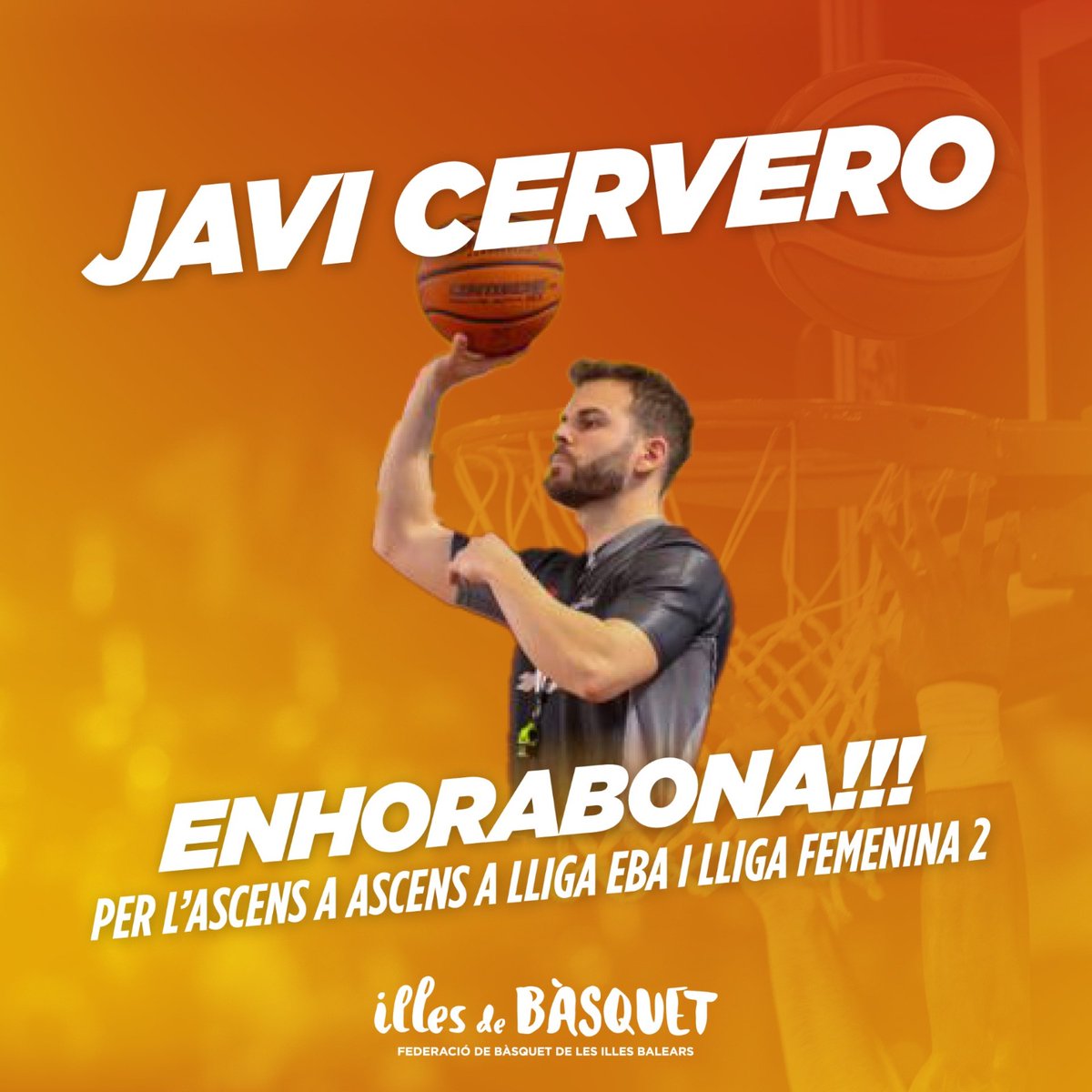 ComArbitresFBIB's tweet photo. 🏀🔝 OFICIAL

➡️ Javi Cervero ascendeix de categoria i arbitrarà, la pròxima temporada, a LF2 i Lliga EBA

⭐ Enhorabona Javi i molta sort!

#IllesdeBàsquet https://t.co/rWbNv45yNF