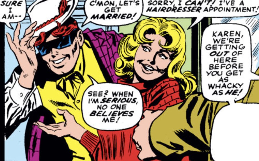 _GhostofMurdock's tweet image. Let&apos;s get married, Karen baby ~ 

#MikeMurdock #KarenPage