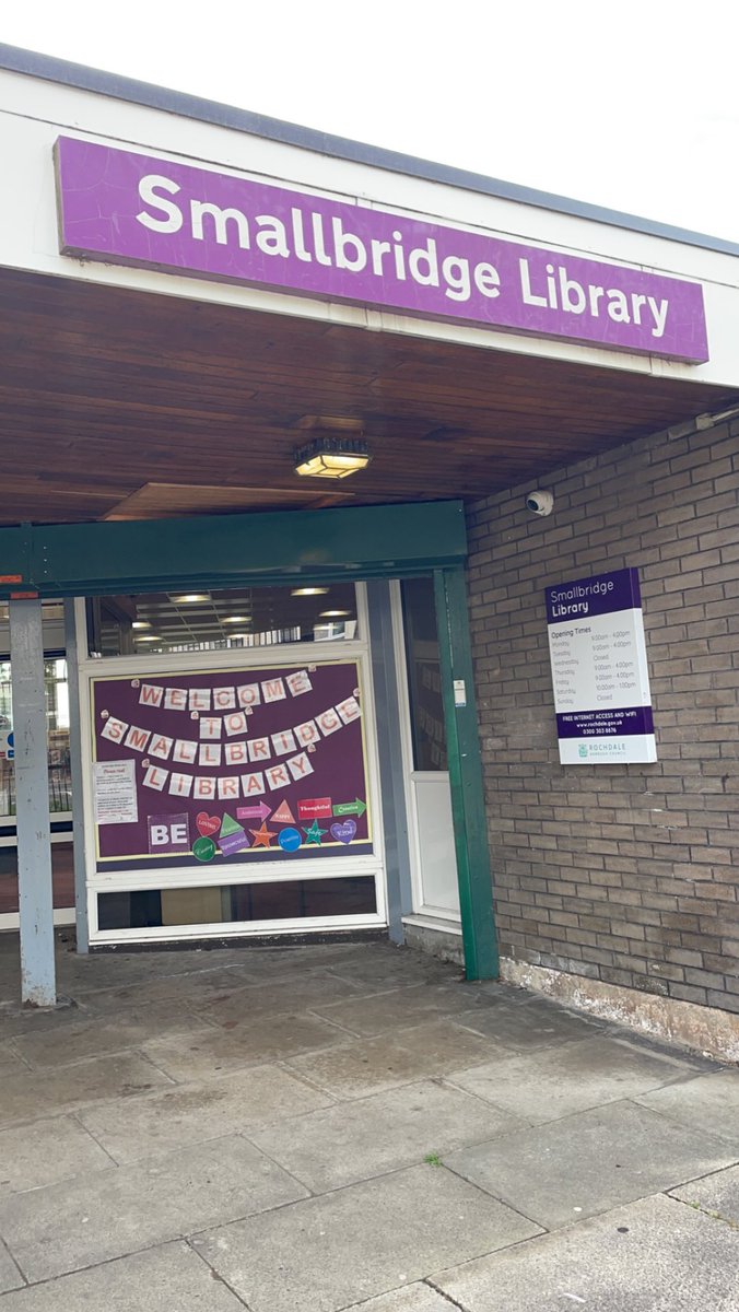 HWRochdale's tweet photo. This morning we are at Smallbridge Library until 12pm to listen to your feedback around health and social care and give local information, advice and signposting - pop in and say hi π #Rochdalelibraries #rochdale #pennines #useyourvoice https://t.co/2dx7p0GTTx