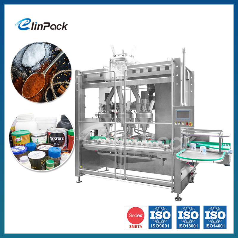 elinpackmachine's tweet image. 🔥TPF-100H Triplex-Hopper Automatic Filling Machine 
✔ Dosing Range: ≤2000g
✔Packing Speed: high speed mode 80-100cans/min
 high accuracy mode 30-45cans/min
◇Metering Accuracy: high speed mode 0.3- 1%
high accuracy mode ±1-3g   #powderfilling #semiatuomatic #powderpacking