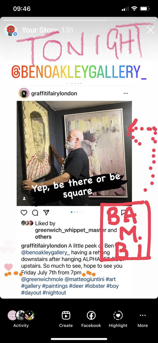 GreenwichMole's tweet photo. Tonight @thebenoakley https://t.co/ST3kUKaEhP