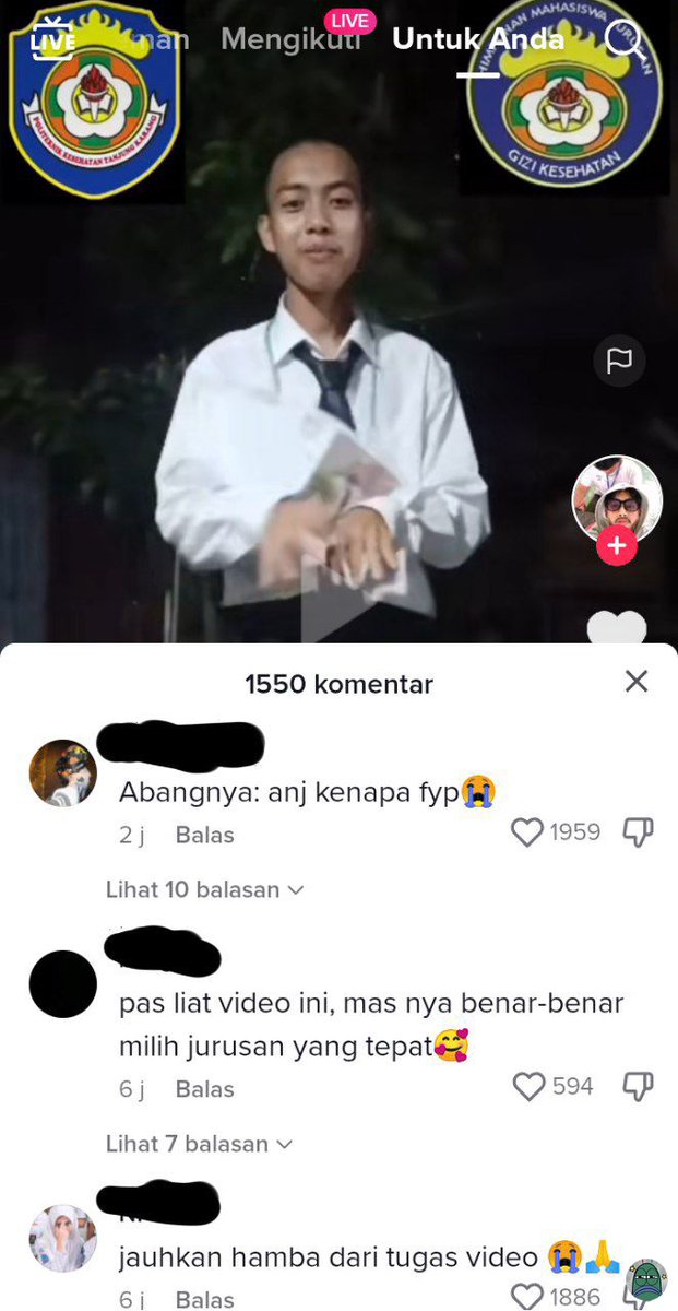 tanyarlfes's tweet photo. 💚 emang kalo kuliah wajib bikin tiktok gini ya? sempet bbrp kali lewat jg jujur takut nnti pas mulai masuk kuliah disuruh bikin ginian juga apalagi klo fyp😭 https://t.co/RFvJEslAoe