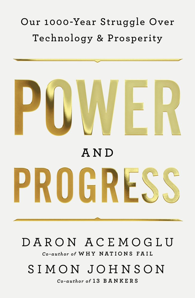 Hanqi_thinking's tweet photo. #PowerAndProgress by @DAcemogluMIT offers sound criticisms of the elitism beliefs of the tech industry. The concentration of power and wealth among tech practitioners is facing a growing backlash. The industry faces a much bigger social challenge than the technical aspect https://t.co/V5hbY2Dqxu