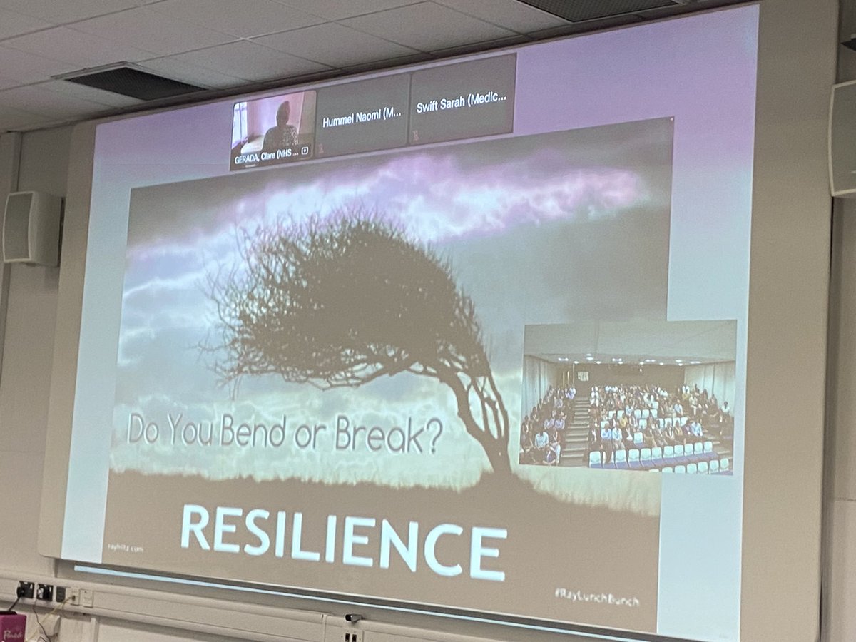 Burnout is highest in the caring professions - those with high levels of:
- Altruism
- Self sacrifice
- Perfectionism
50% doctors will experience burnout in their lives.
It’s not just about resilience training and mindfulness - thank you <a href="/ClareGerada/">Clare Gerada</a> #NUHMedEd23