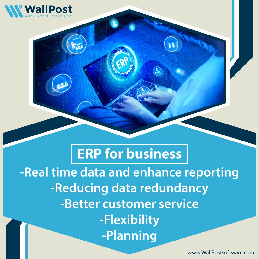 info_WallPost's tweet photo. Upscale your business by enhancing it with a dynamic ERP solution.

Want more info? Stay in touch:

https://t.co/4Ubul9KIi3

Start your free trial today!
https://t.co/zeeJHVZkXB

#ERP #ERPsoftware #business #smallbusiness https://t.co/bIBUsV8kzp