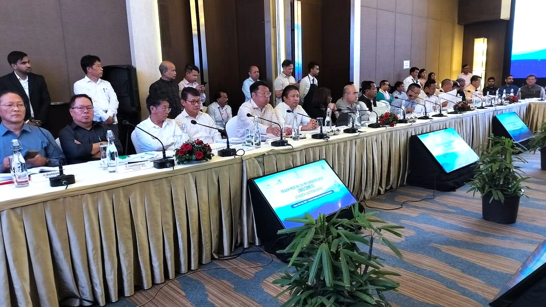 NagalandSbmg's tweet photo. PHED officials attending the Review of Implementation of Jal Jeevan Mission  and Swachh Bharat Mission(Grameen) in the North-Eastern States chaired by Union Jal Shakti Minister 
Shri. Gajendra Singh Shekhawat on the 6th of July 2023, Guwahati: Assam #swachhbharat https://t.co/28sTWskHi6
