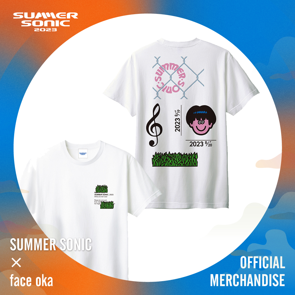 summer_sonic's tweet photo. 【オフィシャルグッズ】
本日18��より事前通販がスタート！
国内外から注目されている #GUCCIMAZE と #faceoka とのグッズコラボが実現！
続々追加予定のオフィシャルグッズから目が離せない👀🔥
🔗 https://t.co/TldPdYDIYe
#サマソニ #summersonic #ソニマニ https://t.co/s0Ck9ALY3n