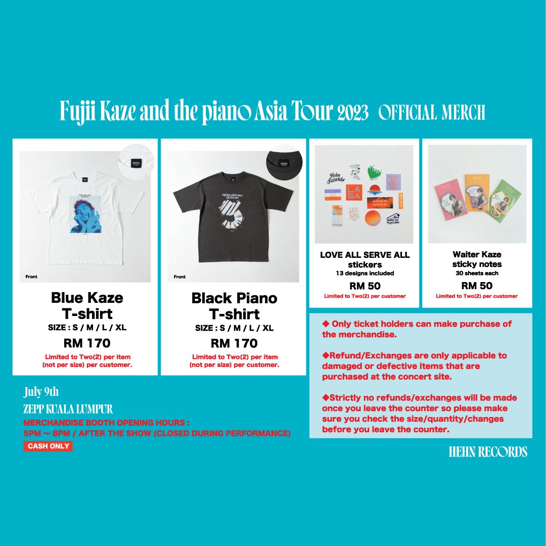 AEG Presents Asia on Twitter "FujiiKaze and the piano Asia Tour in