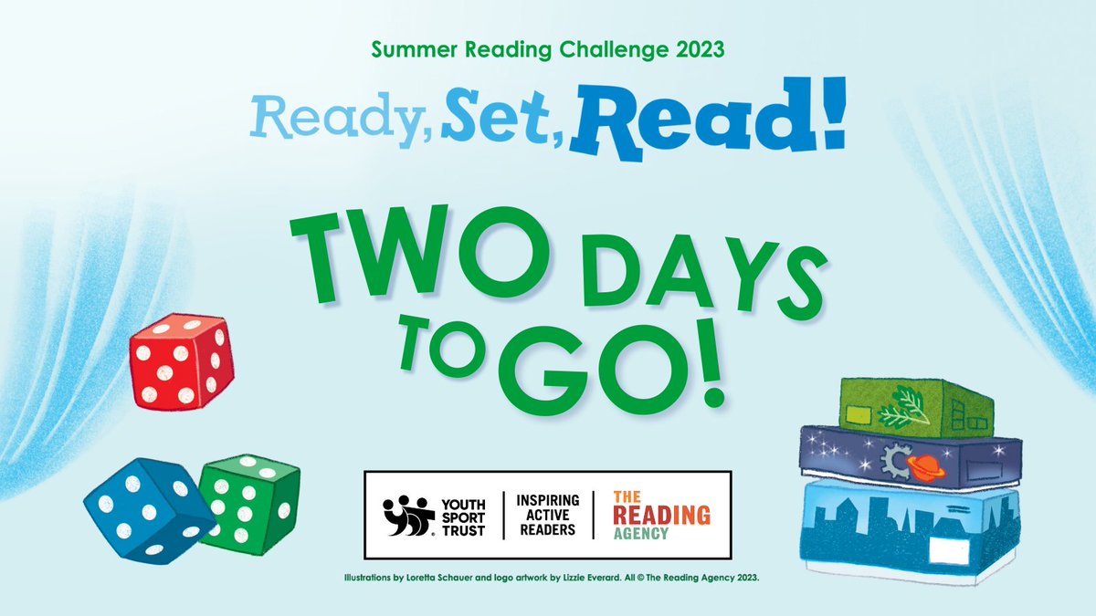 Worcestershire Libraries (@worcslibraries) on Twitter photo THERE ARE just TWO days to go until the 2023 Summer Reading Challenge launch!
Designed to encourage children aged 4 to 11 to keep reading over the summer, your local library will hold several activities around this year's theme of Sports and Games. #ReadySetRead <a href="/readingagency/">The Reading Agency</a> THERE ARE just TWO days to go until the 2023 Summer Reading Challenge launch!
Designed to encourage children aged 4 to 11 to keep reading over the summer, your local library will hold several activities around this year's theme of Sports and Games. #ReadySetRead <a href="/readingagency/">The Reading Agency</a>