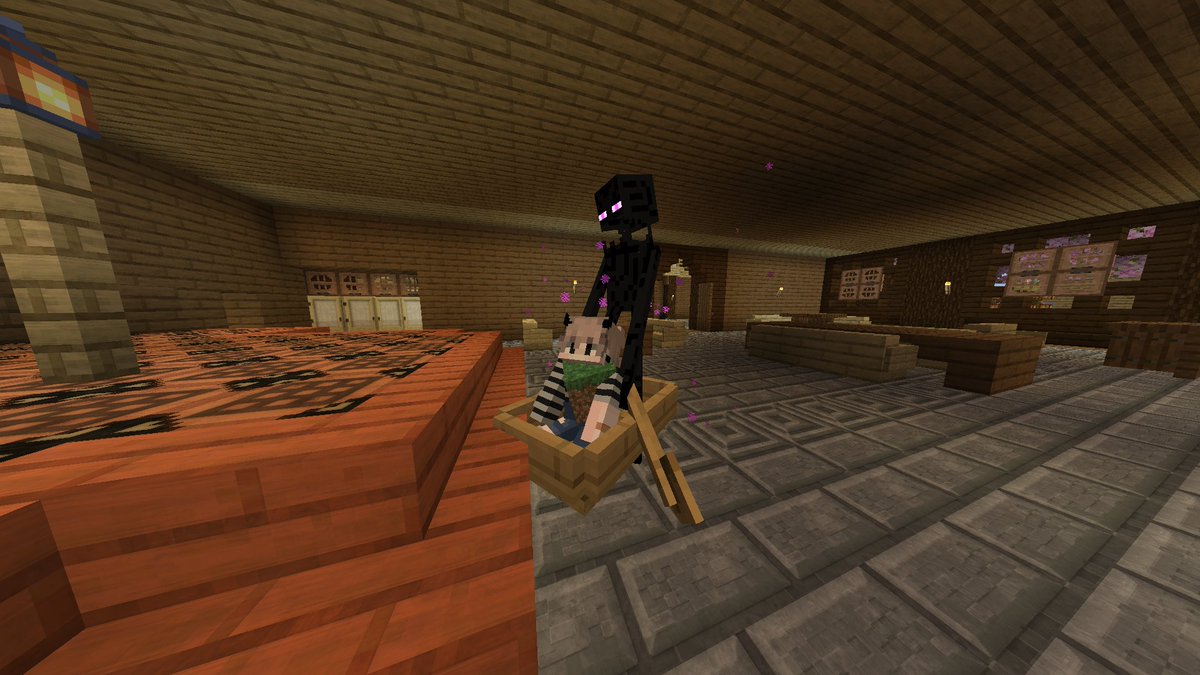 radz_2017's tweet photo. The inspiration for the art earlier 😂🤣 
.
.
.
#Minecraft #Enderman https://t.co/rc9NcdXX4O