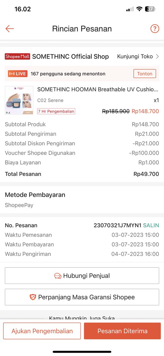 inisyaaicha's tweet photo. Yaudah gapapa ga dapet voucher shopee hari ini, udah dapet duluan di hari senin😔👍🏻 https://t.co/PvkcGTh3DG