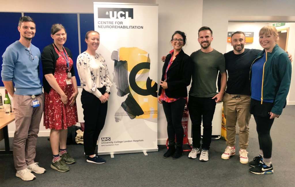 The <a href="/cnmdrehab/">Neuromuscular Rehabilitation Research Group (NMRR)</a> team were delighted to welcome <a href="/CornettKayla/">Kayla Cornett</a> to <a href="/UCL_QS_CNMD/">UCL_QS_CNMD</a> this week, to join us in clinic, talk to our fellows &amp; deliver a fantastic talk hosted by CNR. Aspirational work! 👏🏼
<a href="/UCLIoN/">UCL Queen Square Institute of Neurology</a> @BurnsSyd @INCERNetwork <a href="/syd_health/">Sydney Health</a>