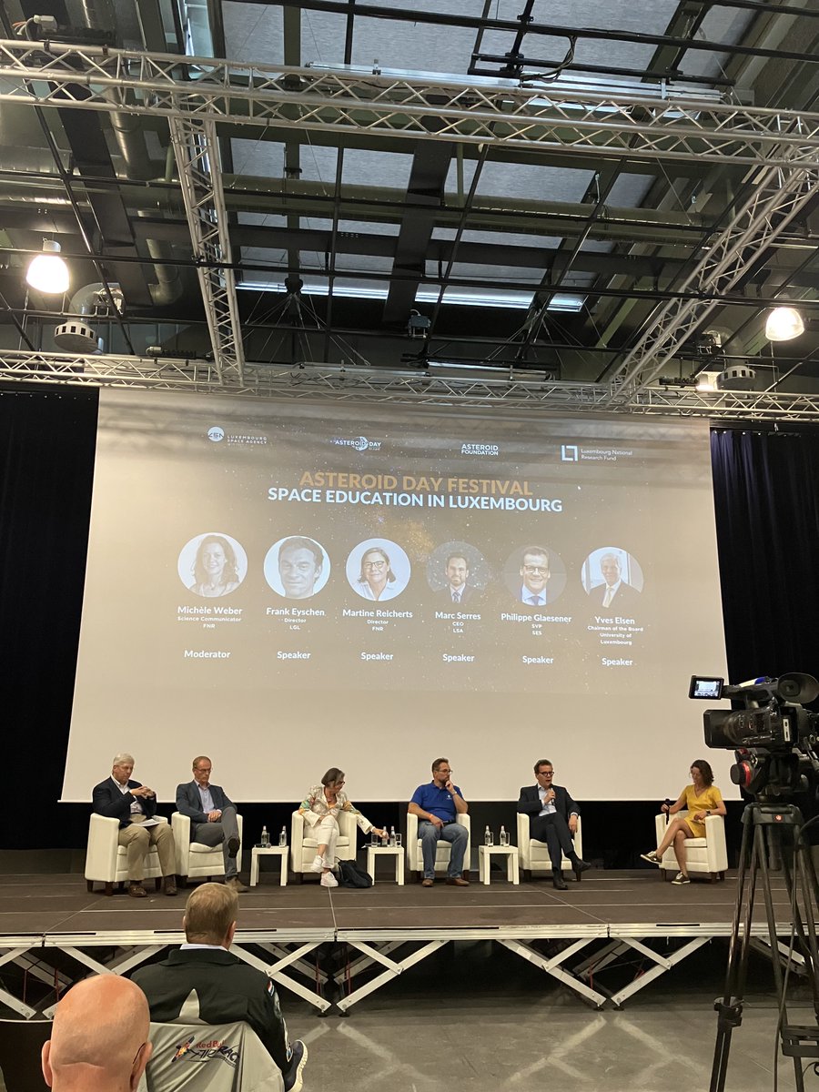 It's important to spread awareness about #space, the industries involved and the skill sets required... and Luxembourg's dynamic space sector offers abundant opportunities!

It was a pleasure for SES to participate in the panel around education topics at this year's @AsteroidDay
