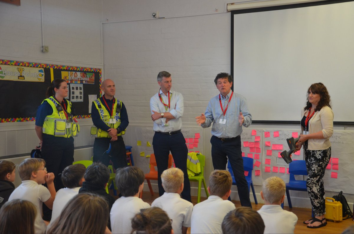 Last month, Garry visited Primary School to take part in activities with the Junior Street Wardens programme.

Joined by the Deputy Police and Crime Commissioner Nick Evans, and Police Community Support Officers, Garry talked to the children about their local community.