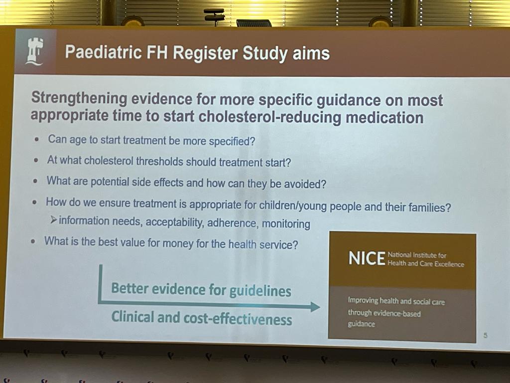 Dr Laila Tata continues Day 2, exploring when should we start chol-reducing medications in children. 
Paediatric FH register is key to finding out more

#HUKconf 

#lipids
