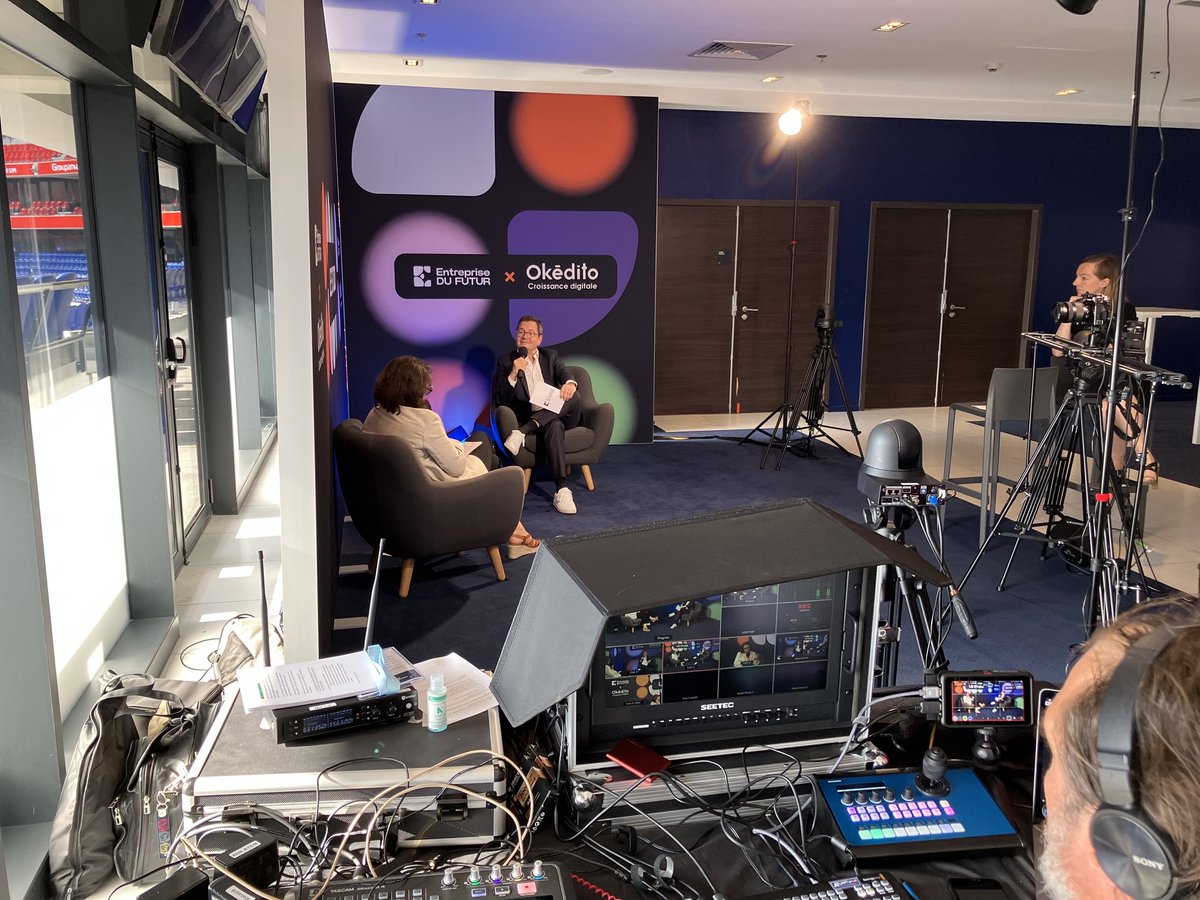 Dans les coulisses du studio <a href="/EDFutur/">Entreprise DU FUTUR</a> × <a href="/OkeditoAgency/">Okédito</a> qui reçoit des dirigeants toute la journée pour parler transformation de l'entreprise 👨‍🚀 

Le 8e congrès est lancé 🚀 avec de belles keynotes toute la matinée !

#EntrepriseDuFutur #TransformationDigitale #RSE <a href="/LaFrenchFab/">La French Fab</a>