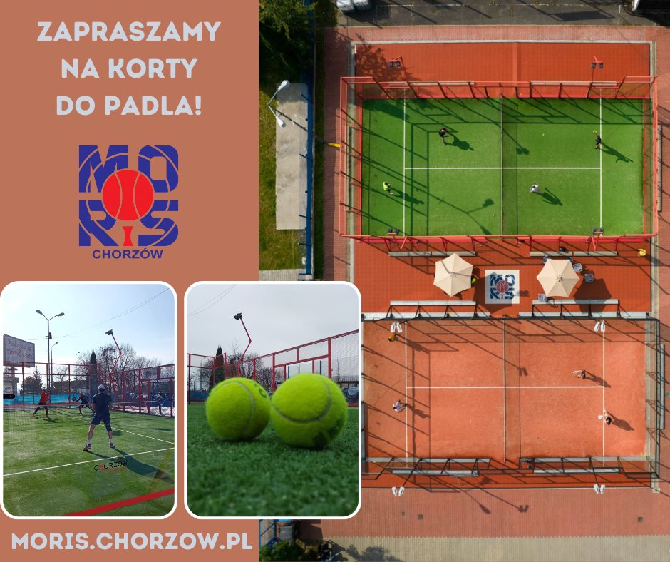 Padel! Coraz popularniejszy w Polsce, od dawna znany już w Chorzowie! Przy ul. Katowickiej znajdują się 2 korty, na których spróbujecie tego sportu!
Godziny otwarcia, krótkie wprowadzenie, ceny oraz system rezerwacji kortu znajdziecie na stronie:
moris.chorzow.pl/ogloszenia/zap…