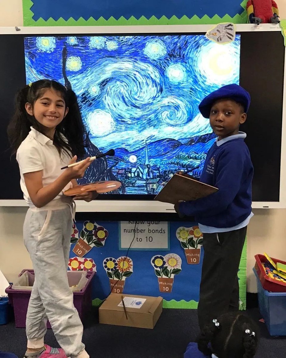 Magic Lantern (@magiclanternart) on Twitter photo Our workshop leader <a href="/YoungAlison4/">Alison Young</a> inspired the amazing kids at Pilgrims' Way Primary School in Peckham with a day of interactive art history workshops...🧑🏼🎨👩🏼🎨🖌️🎨 Our workshop leader <a href="/YoungAlison4/">Alison Young</a> inspired the amazing kids at Pilgrims' Way Primary School in Peckham with a day of interactive art history workshops...🧑🏼🎨👩🏼🎨🖌️🎨
