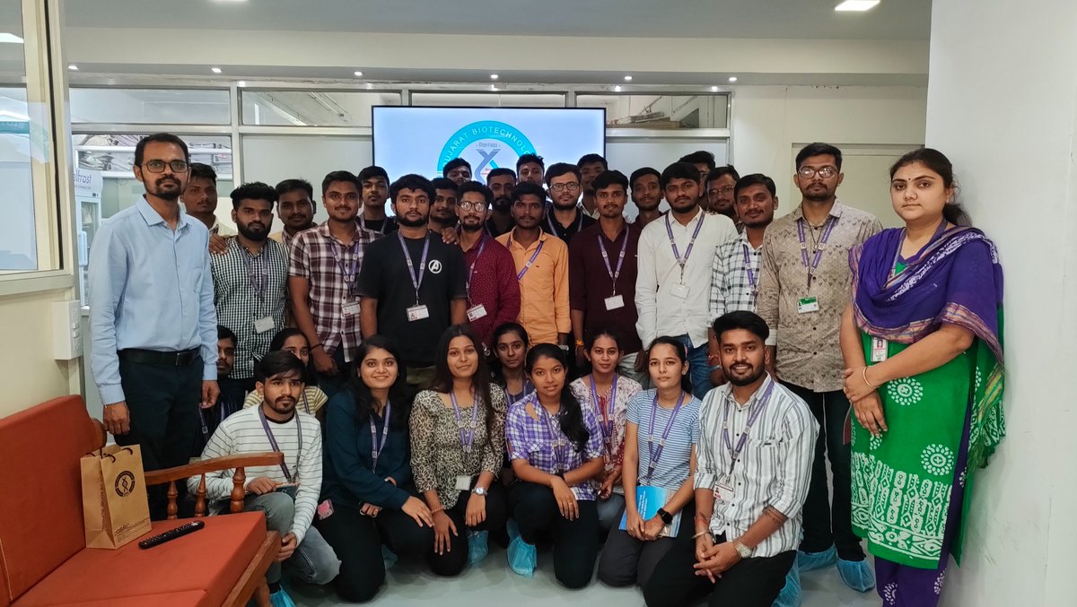 31 students and one faculty  member from Parul Institute of Applied Sciences, <a href="/ParulUniversity/">Parul University</a>, Vadodara visited GBRC. They were introduced to high-end research facilities at GBRC.

<a href="/vnehra/">Vijay Nehra</a> <a href="/ChaitanyaGJoshi/">Chaitanya Joshi</a> <a href="/gsbtm/">Gujarat State Biotechnology Mission</a> <a href="/GujBiotechUni/">Gujarat Biotechnology University</a>