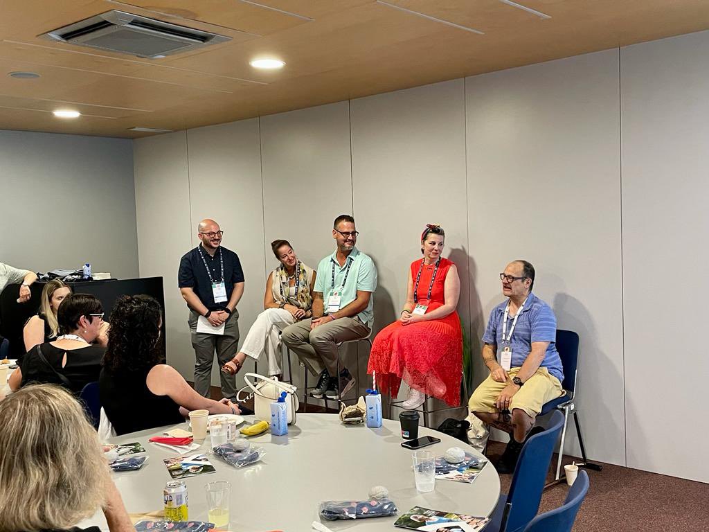 JaredBCohen2's tweet photo. “I don’t think of life in longevity. I think about it in quality” - @MattEagles @ZellsJohn @ladyduffgordon on their experiences of living with @BSCDBS Inspiring to be in your company. https://t.co/RkEdsh4rsA
