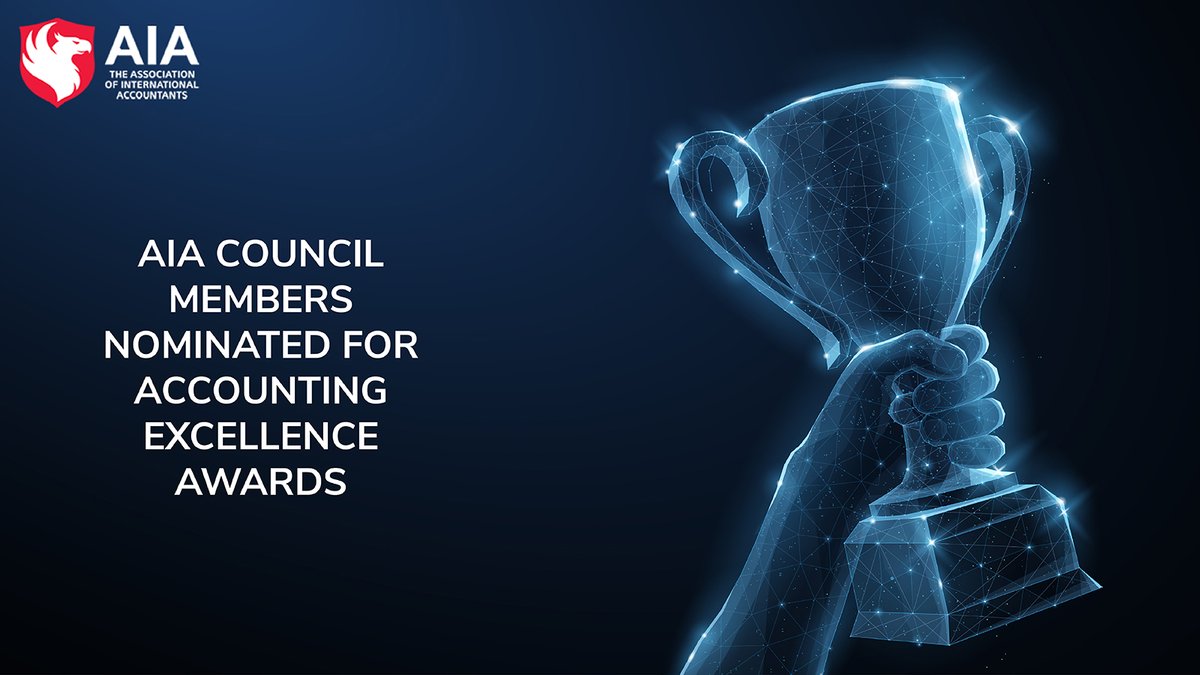 Congratulations to AIA Council members Linda Richards, Dr Peter Ellington and Gloria Murray on their #Accounting Excellence Awards nominations.

Read More 👇
aiaworldwide.com/news/news/aia-…

#aia1928 #AccountingExcellence #AE23 #AIAcouncil #Awards