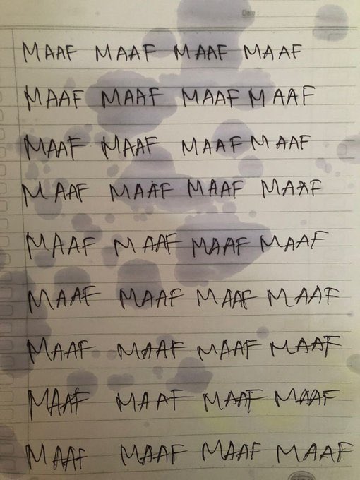 my dad after accidentally sit on my hamster sampe gepeng: