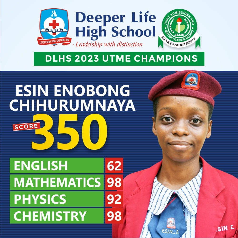 130 smart kids in Deeper Life High School scatter JAMB with 300 scores &amp; above (See Photos)
🧵 (1/7)