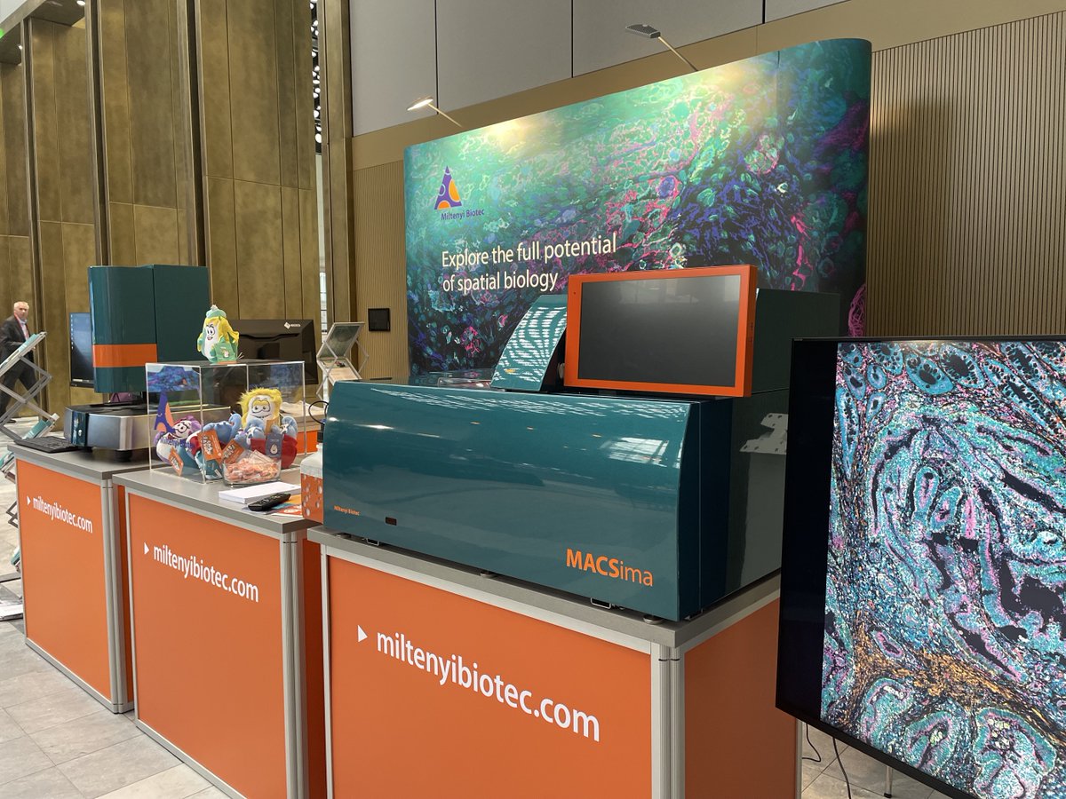miltenyibiotec's tweet photo. Ready to embark on an extraordinary journey into the world of #SpatialBiology at the International Spatial Biology Congress in Rotterdam? Join us at booth #5, and we'll take you on a transformative experience.
#SpatialBiologyCongress #MACSima #UltraMicroscope #MiltenyiBiotec https://t.co/g1SpETsFsC