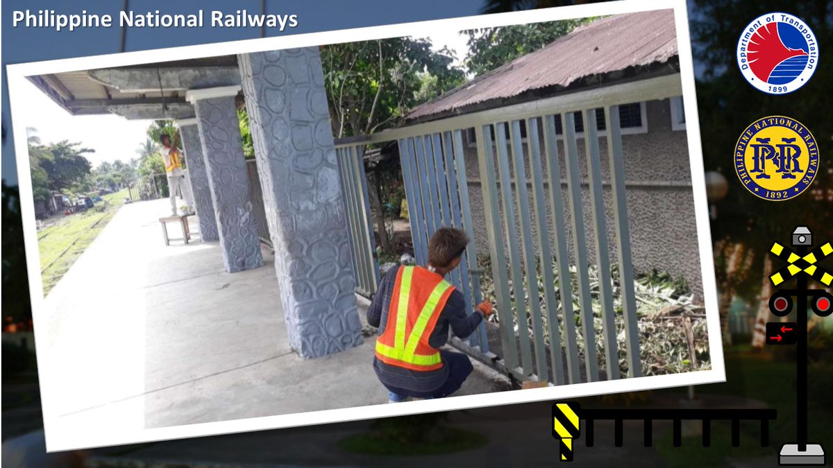 PNR_GovPH's tweet photo. PNR LIGAO STATION: Kasalukuyang nagsasagawa ng pagsasaayos ang Engineering Department ng Philippine National Railways sa mga istasyon tulad ng Ligao bilang paghahanda sa napipintong pagbubukas ng rutang Naga-Ligao-Naga. #PNR #PhilippineNationalRailways #RailwaysSectorWorks https://t.co/DDLOeemYoB