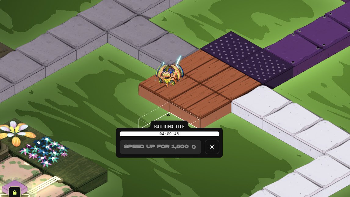 Need 4hrs to build a tile😳 
Soon one day a tile? 

 <a href="/HV_MTLS/">.</a> <a href="/BoredApeYC/">Bored Ape Yacht Club 🍌</a>