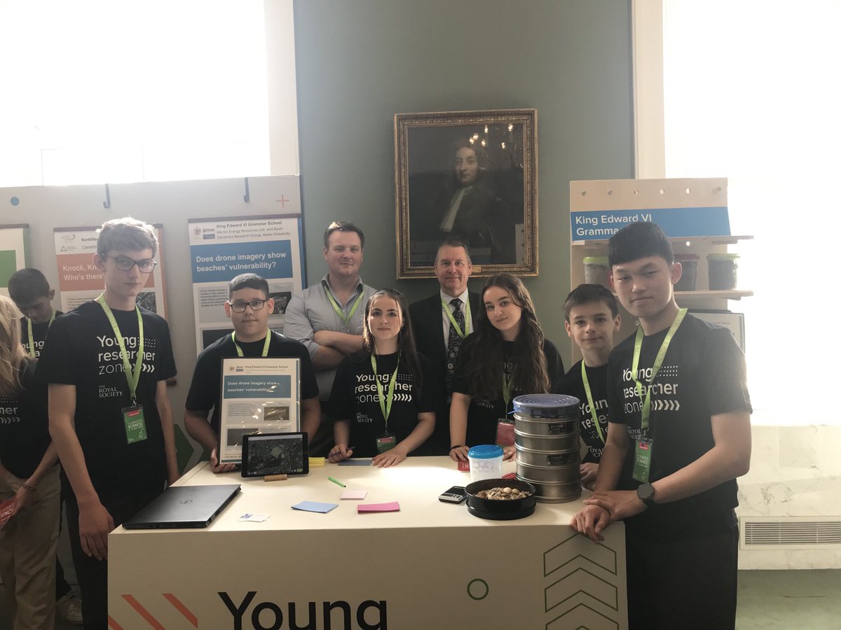 ⁦<a href="/KEVIGS/">King Edward VI Grammar</a>⁩ on stand in the Young Researcher Zone at The Royal Society Summer Science Exhibition!