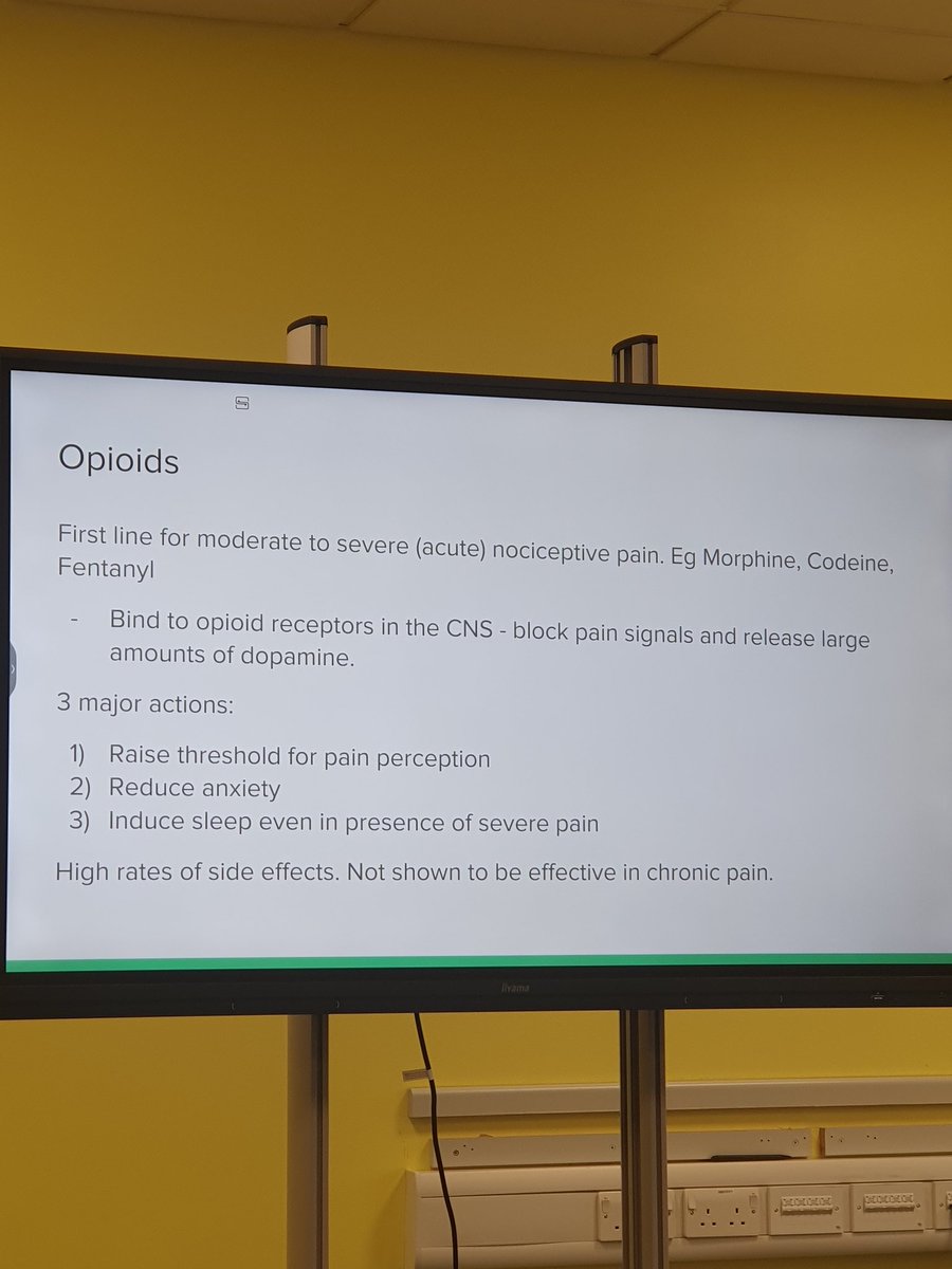 NM_CommunityMSK's tweet photo. 1st Thursday of month means 1 thing, Band 7 training! Great presentation regarding pain and pharmacology from Matt (and his great socks). Important to learn about the impact of medications and how we can support patients to the best of our ability #InService #CPD #Physiotherapy https://t.co/atB0s73stx