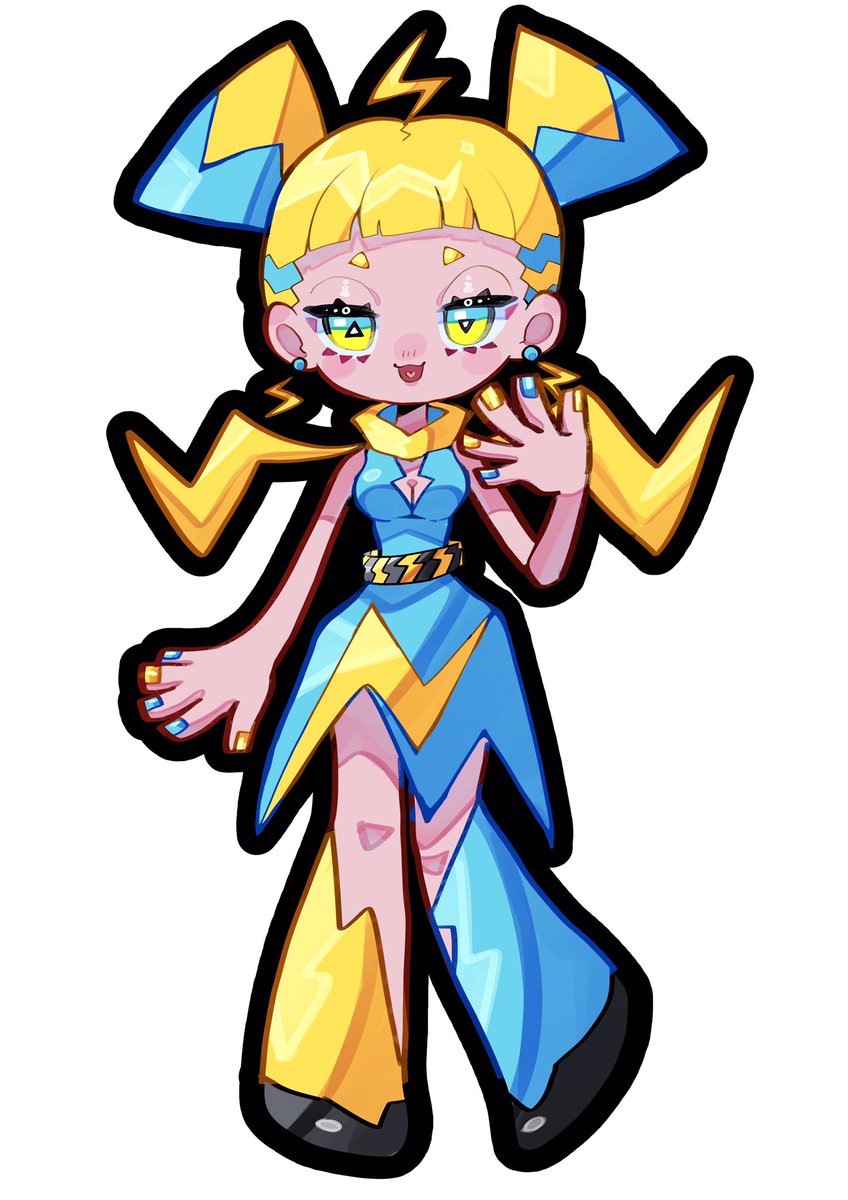 PonkanJohnny's tweet photo. ⚡( '-' ⚡ )

 #イラスト  #illustration  #擬人化  #オリキャラ  #ミニキャラ   #art #originalcharacter  #電気ショック  #女の子イラスト https://t.co/66ZhqFcEul