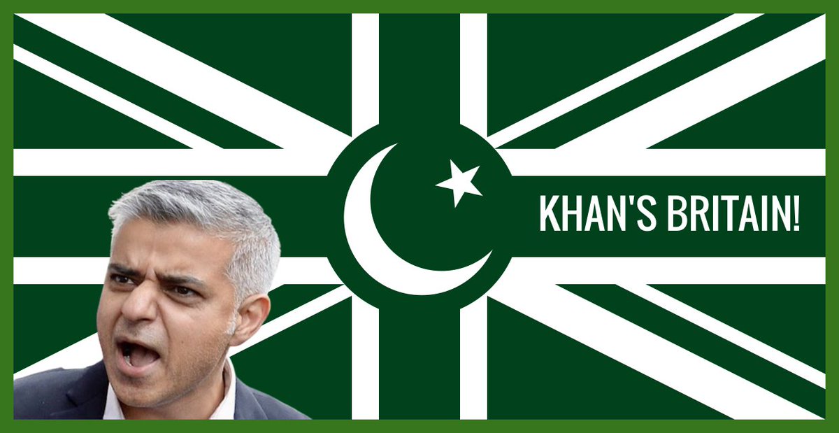 WeLeftTheEUSSR's tweet image. London has become a notorious hotbed of Islamic radicalism and with Khan in charge we can only expect an increase of Islamic segregation leading to increased radicalisation.

With Khan in charge, London becomes Londonistan.

#RejectIslam