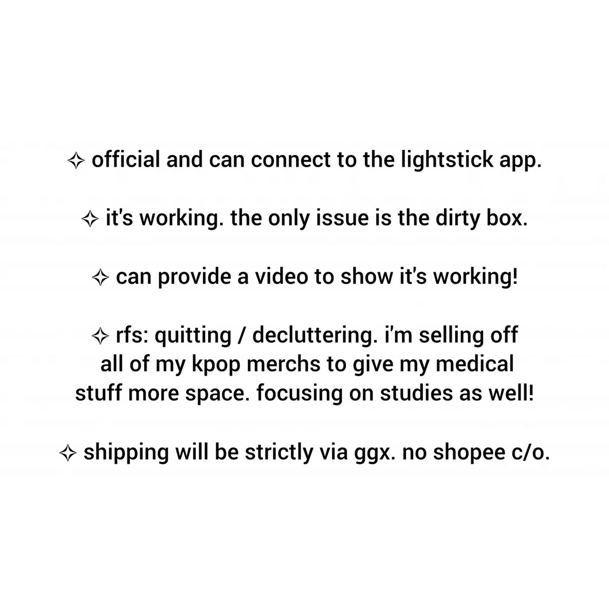 blooscart's tweet photo. ˗ˏˋ wts / lfb / ph (reposting)

✧ #cravity lightstick
✧ php 1,100
✧ with free batteries + inc. of packing fee
✧ check pic for more info!

t. 크래비티 serim allen jungmo wonjin minhee hyeongjun taeyoung seongmin https://t.co/h6zVh3vWJ2