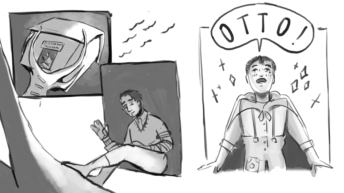 DandelionManage's tweet photo. Siblings siblings siblings siblings #cowboysandgayliens #art #ArtistOnTwitter #indiegamedev #comic https://t.co/9iXoUfqCJx