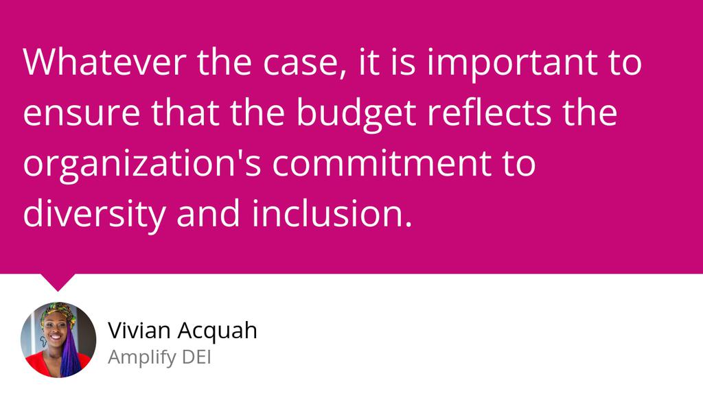 linked4energy's tweet photo. Whatever the case, it is important to ensure that the budget reflects the organization's commitment to diversity and inclusion.

Read the full article: Why your organization needs a DEI budget
▸ https://t.co/QOIfeQ3wix

#Diversity #Leadership #Inclusion https://t.co/oFFBqt7R6n